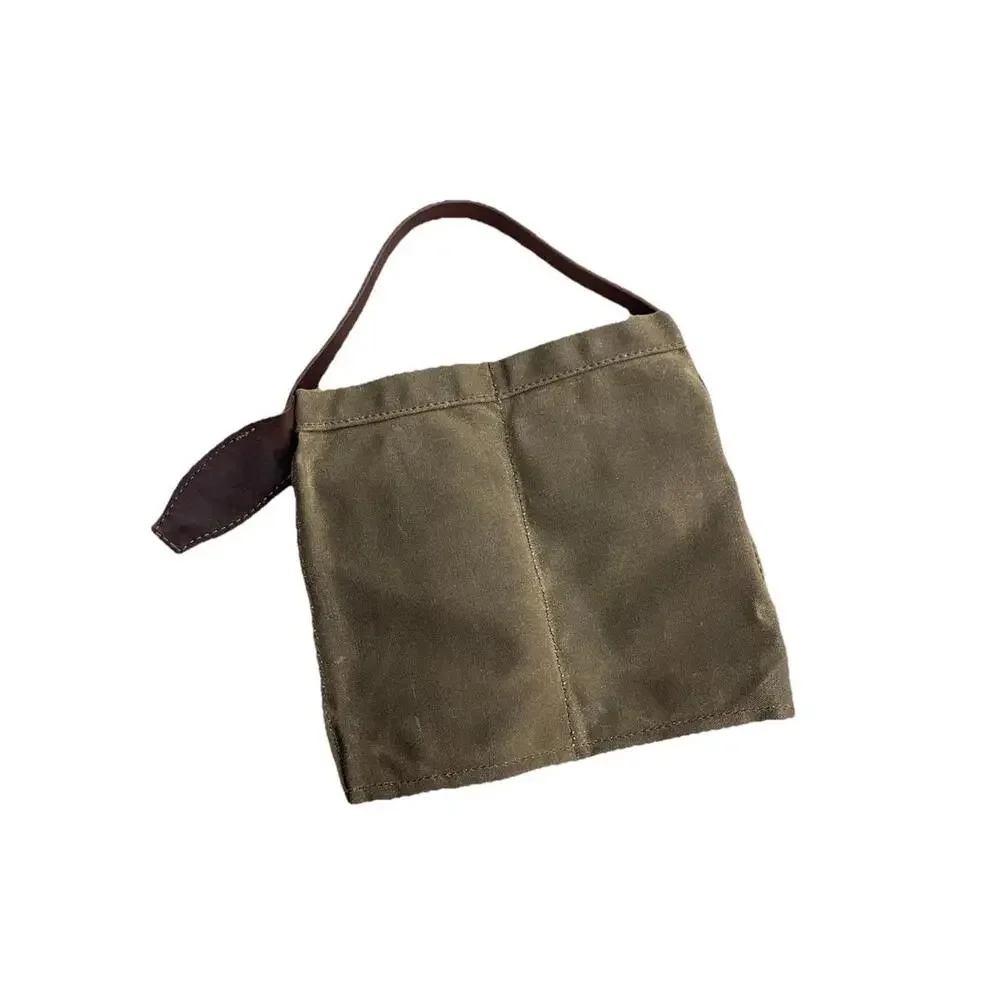 Orox Leather Co. Waxed Canvas Wine Caddy Holder Leather Handcrafted‎ H70